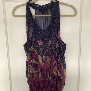 Shear multi colored shirt